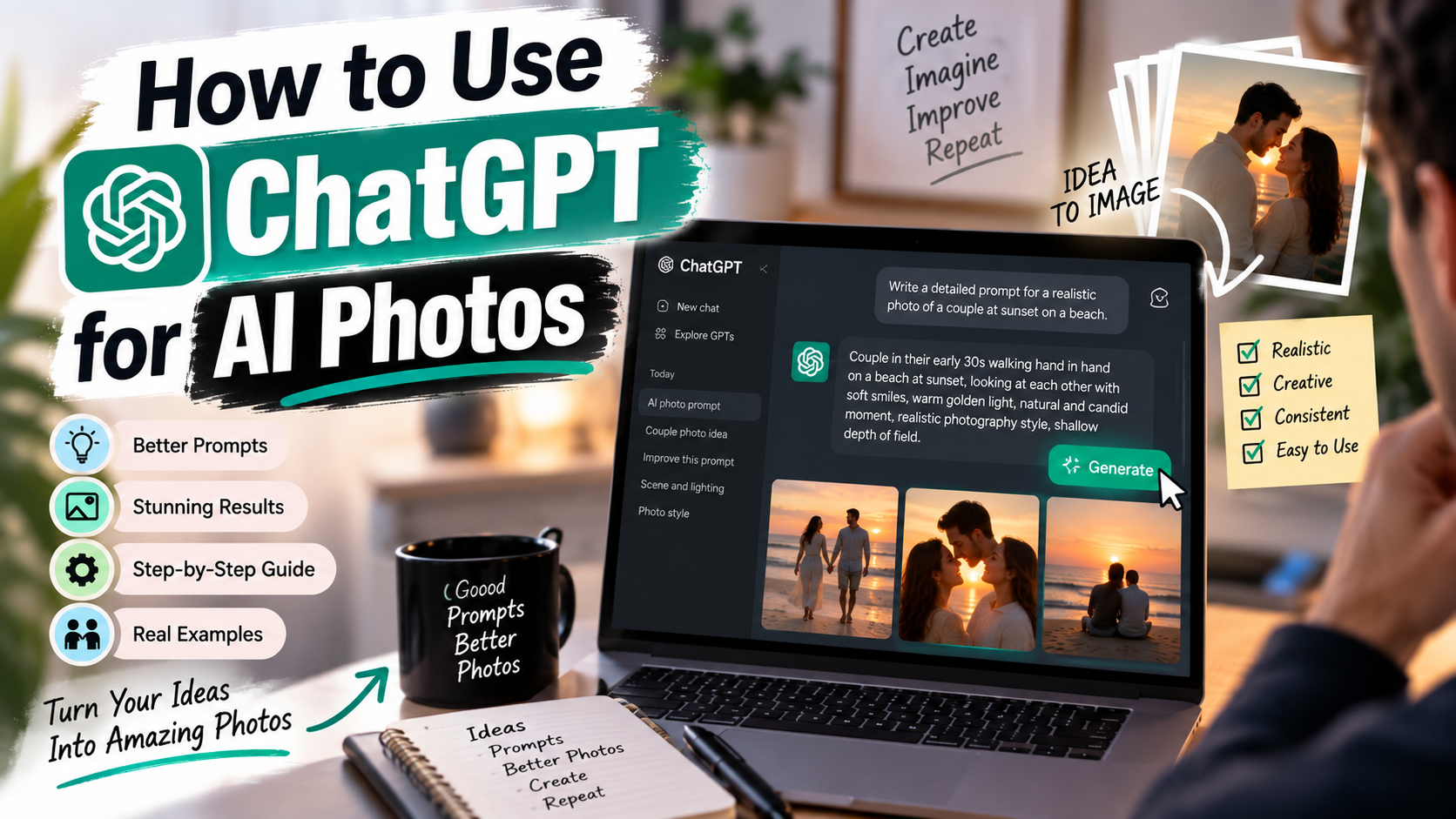How to Use ChatGPT for AI Photos